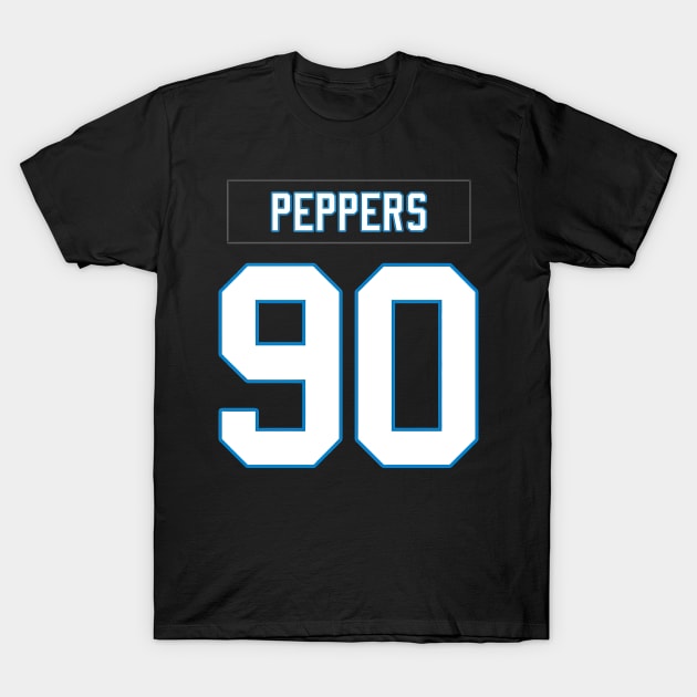 Julius Peppers Panthers T-Shirt by telutiga